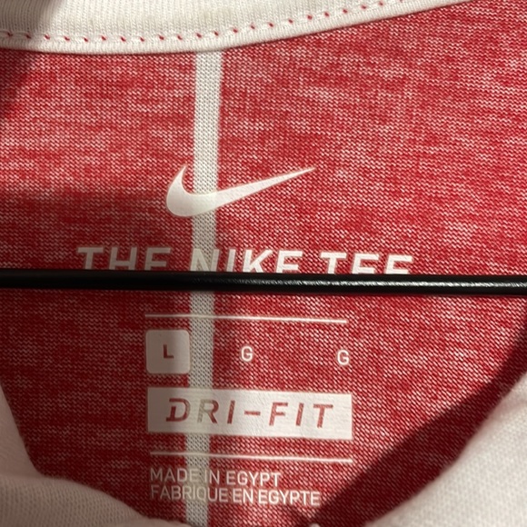 Nike Pinstripe Hooded Shirt Dri Fit - Picture 2 of 4